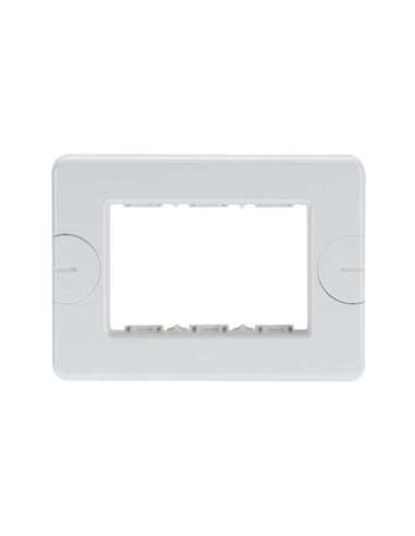 PLACA COMPACT - AUTOPORTANTE - 3 MÓDULOS - BLANCO NUBE - SYSTEM - A000170140 GEWISS GW24003