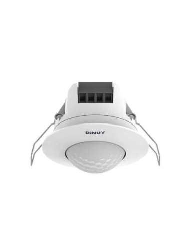 Detector de movimiento 360º empotrable en techo blanco - A000183444 DINUY DM TEC 003