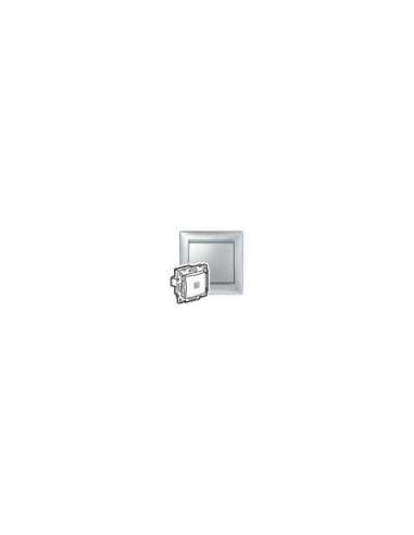 Cruzamiento Valena - luminoso - 10 AX - 250V~ - Aluminio brillante - A000526603 LEGRAND 770148