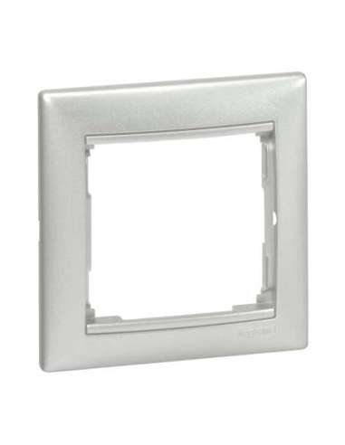 Placa embellecedora Valena de 1 elemento de color aluminio brillante - A000526604 LEGRAND 770151