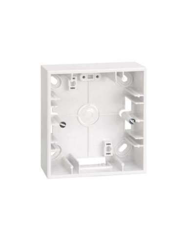 Base para caja pared de superficie para 1 elemento blanco Simon 27 Play - A000608032 SIMON 2700751-030