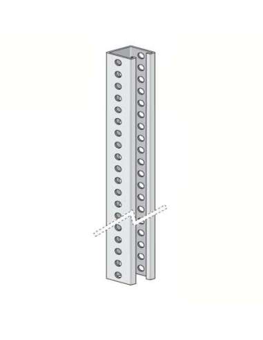 PERFIL C41 41x41 mm GALVANIZADO SENDZIMIR - A000612216 INTERFLEX PRCS (EMBALAJE DE 12 UNIDADES)