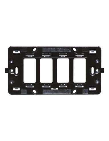 Soporte para placas Magic 4 módulos - A000613985 BTICINO 504S