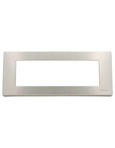 Placa embellecedora Magic de color oxidal de 6 módulos - A000614011 BTICINO 506L/6A/X