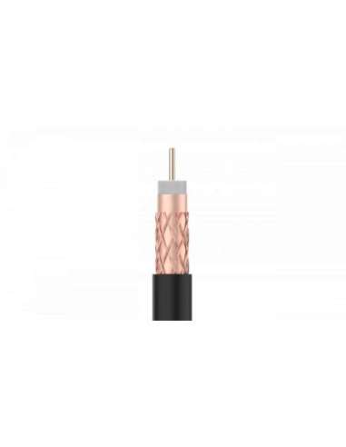 Cable coaxial CU CXT con cubierta negro - A000687917 TELEVES 2139 (EMBALAJE DE 100 METROS)