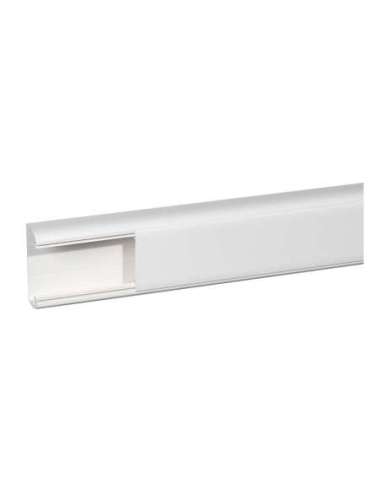 Canal DLP monobloc 35x80 - 1 tapa de 65mm - L. 2m - Blanco - A000830601 LEGRAND 010461 (EMBALAJE DE 24 METROS)