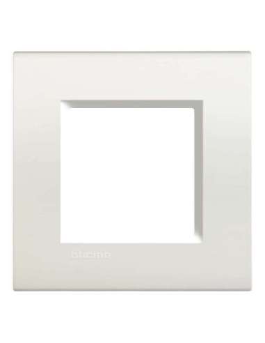 Placa embellecedora Livinglight de color Blanco - 2 módulos - A000951158 BTICINO LNA4802BI