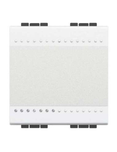 Cruzamiento Livinglight 16 AX-250 V~ - borne a tornillo - 2 módulos - Blanco - A000951583 BTICINO N4004M2N