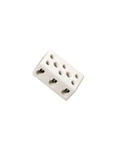 Regleta cerámica 3 polos 4 mm2 B4-3E - A000965013 TEKOX B4-3E