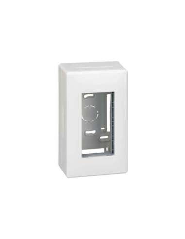 Caja de pared de superficie para 1 elemento doble blanco Simon 500 Cima - A000989960 CON_CON 51000001-030