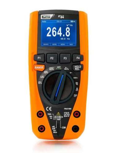 HT64 TRMS - Multímetro digital TRMS CAT IV con Datalogger - A001444980 HT INSTRUMENTS 0664