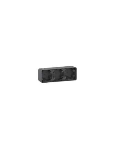 Mureva Styl Caja triple superficie horiz. IP55 Gris - A001492249 SCHNEIDER ELECTRIC MUR37713