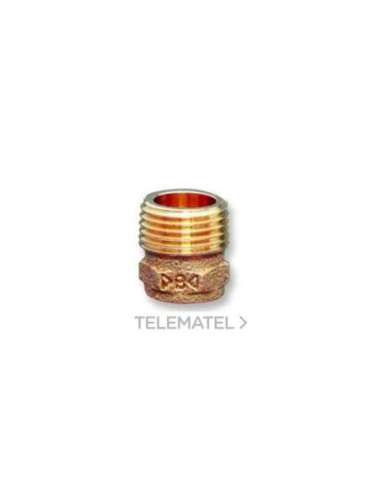 ADAPTADOR H-M 4243G DIÁMETRO 18X1/2 BRONCE - A001719667 IBP ATCOSA 4243G018004000 (EMBALAJE DE 10 UNIDADES)