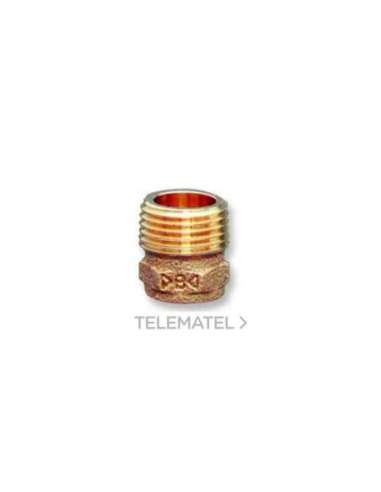 ADAPTADOR H-M 4243G DIÁMETRO 18X3/4 BRONCE - A001719668 IBP ATCOSA 4243G018006000 (EMBALAJE DE 10 UNIDADES)