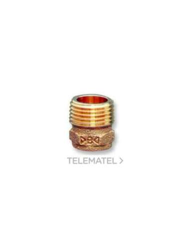 ADAPTADOR H-M 4243G DIÁMETRO 22X1/2 BRONCE - A001719670 IBP ATCOSA 4243G022004000 (EMBALAJE DE 10 UNIDADES)