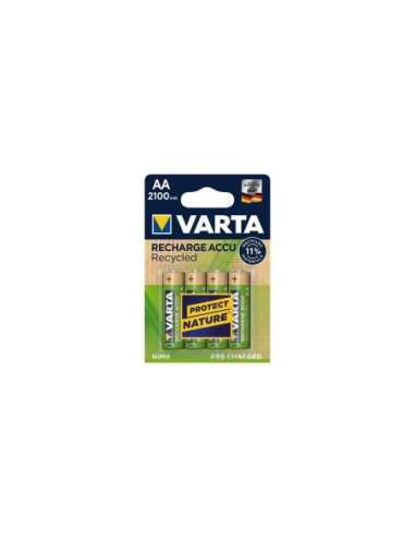 ACUMULADOR DE CONSUMO BLX4 AA 2100MAH VARTA RECYCLED RECARGABLE - A002950817 VARTA 56816101404 (EMBALAJE DE 10 UNIDADES)