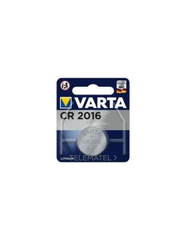 PILA BOTÓN CR2016 3V LITIO (BLÍSTER 1U) - A002950914 VARTA 6016112401