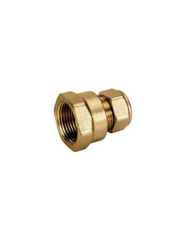 RACOR RECTO H 312 1/2X18 CON ADAPTADOR TUBO COBRE - A003220630 GIACOMINI 312Y010