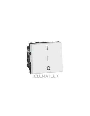 Interruptor Bipolar Mosaic EasyLed - 2 módulos - 16AX - Blanco - A003863698 LEGRAND 077050L