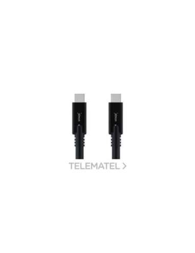 CABLE USB 3.1 C - USB C NEGRO 1M SIMON - A003870736 SIMON MU143201 (EMBALAJE DE 6 UNIDADES)