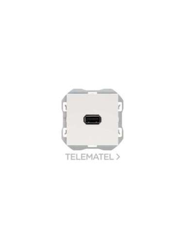 Conector USB 2.0 tipo A blanco Simon 270 - A004659928 SIMON 20000090-090