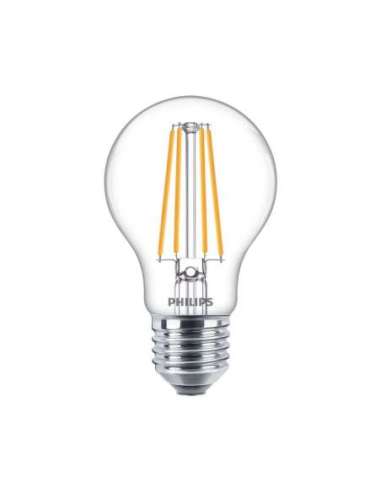 Lámpara LED CorePro LED Bulb ND 8.5-75W E27 A60 827 CL G PHILIPS 34712000 (EMBALAJE DE 10 UNIDADES)