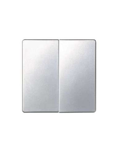 Tecla doble para mecanismos de mando aluminio Simon 82 - A000039621 SIMON 82026-33