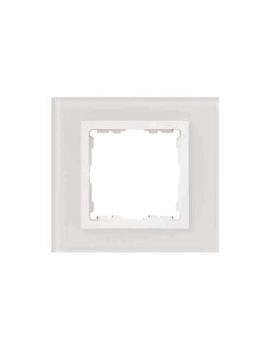 Marco para 1 elemento cristal blanco interior blanco Simon 82 Nature - A000039938 SIMON 82617-30