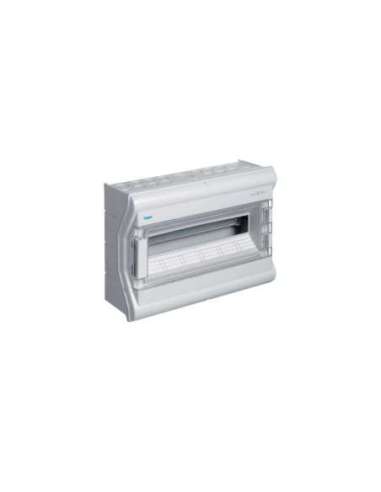 Caja distribución vector VE superficie con 1 fila 18 IP55 - A000150381 HAGER VE118F