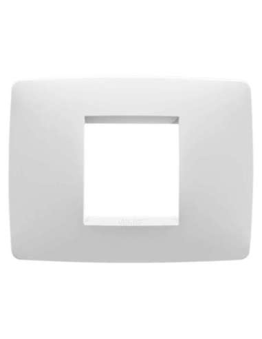 PLACA ONE - TECNOPOLÍMERO - 2 MÓDULOS - BLANCO - CHORUSMART - A000169027 GEWISS GW16102TB