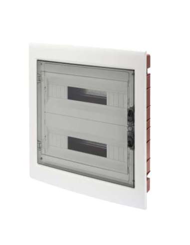 CUADROS DE DISTRIBUCIÓN CON PANELES TROQUELADOS Y BASTIDOR EXTRAIBLE - PUERTA TRANSPARE - A000171198 GEWISS GW40609