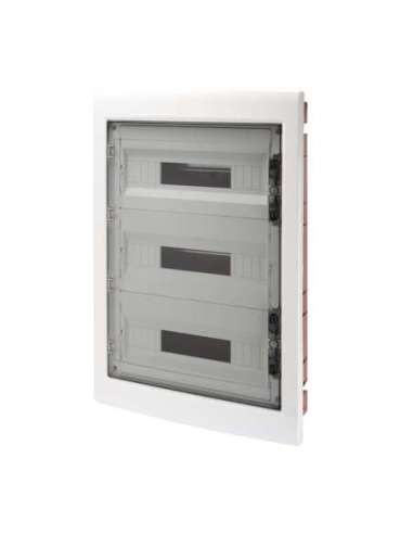 CUADROS DE DISTRIBUCIÓN CON PANELES TROQUELADOS Y BASTIDOR EXTRAIBLE - PUERTA TRANSPARE - A000171199 GEWISS GW40610