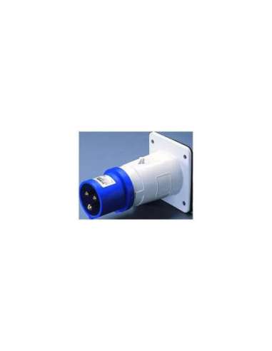 CLAVIJA FIJA DE EMPOTRAR - IP44 - 2P+T 16A 200-250V 50/60HZ - AZUL - 6H - CONEXIONADO D - A000172896 GEWISS GW60204