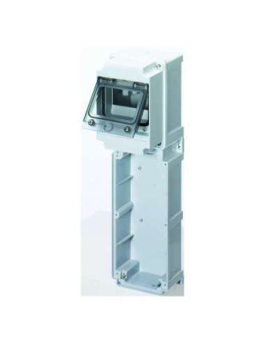 CONTENEDOR MODULARES CON PANEL TROQUELADO CARRIL DIN 1- 1 BASE 16/32A / SELV-6 MOD EN50 - A000173970 GEWISS GW66781