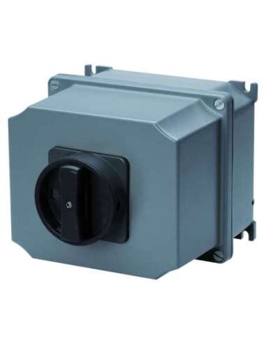 INTERRUPTOR ROTATIVO - DE SUPERFICIE - MANDO - ATEX - CAJA DE ALUMINIO - MANETA NEGRA - - A000174431 GEWISS GW70451