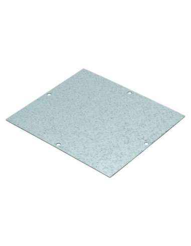 PLACA DE FONDO - DE ACERO GALVANIZADO - PARA CAJAS 128X103 - A000174620 GEWISS GW76272