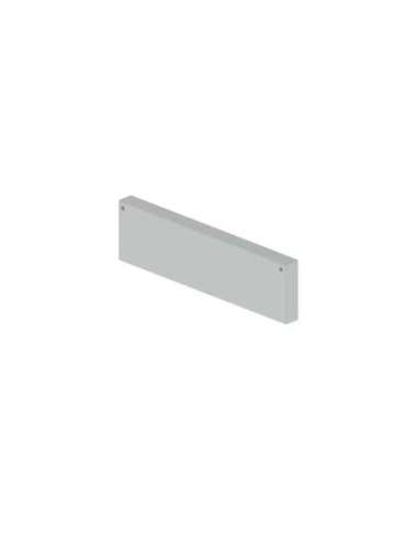 66 Tapa final gris RAL7035 100x400 U23X 66433 - A000182496 UNEX 66433