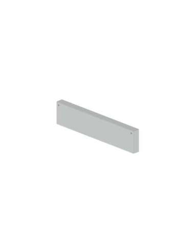 66 Tapa final gris RAL7035 100x500 U23X 66533 - A000182506 UNEX 66533