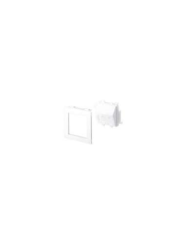 93 Placa inclinada 2 RJ45 blanco RAL9010 65 U24X 93753-2 - A000183386 UNEX 93753-2