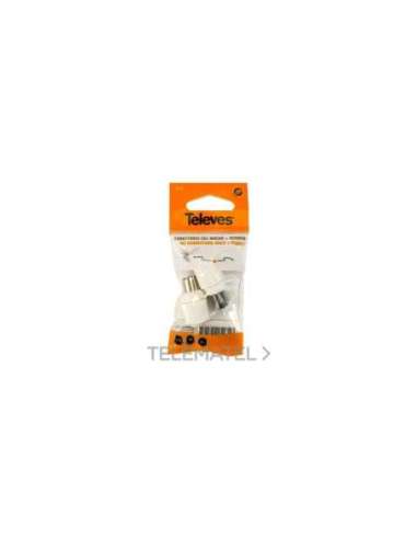 Conector coaxial recto juego M-H-9