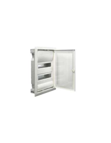 Caja empotrar con 24 módulos 2 filas golf VU puerta transparente - A000765021 HAGER VU24ET