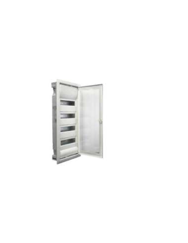 Caja empotrar con 48 módulos 4 filas golf VU puerta transparente - A000765027 HAGER VU48ET