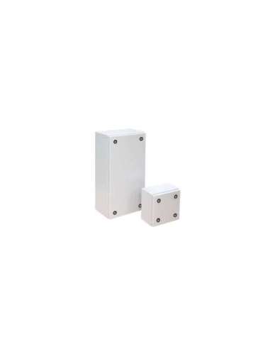 CAJA BORNAS IP66 ACERO LAMINADO 150x150x135 LATERALES LISOS TAPA ATORNILLADA - A000806002 IDE ELA1515135