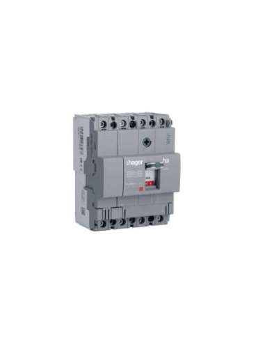 Interruptor automático X160 4P4D 18kA 80A TM fijo - A000830743 HAGER HDA081L