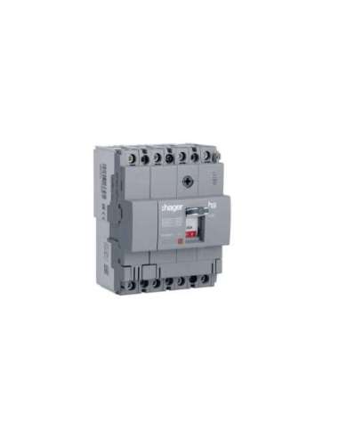 Interruptor automático X160 4P4D 18kA 100A TM fijo - A000830745 HAGER HDA101L