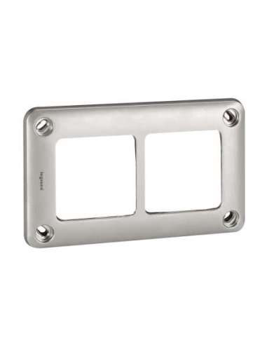 Placa IK10 de la serie Soliroc - 2 elementos - 110x181mm - montaje horizontal/vertical - A000855026 LEGRAND 077852