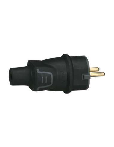 Clavija 2P+T 16A IP44 material caucho de gran resistencia - A000877929 LEGRAND 050342