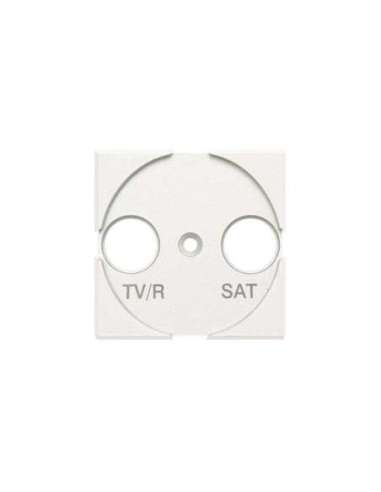 Frontal TV-R universal Axolute - Blanco - 2 módulos - A000880649 BTICINO HD4204 (EMBALAJE DE 10 UNIDADES)