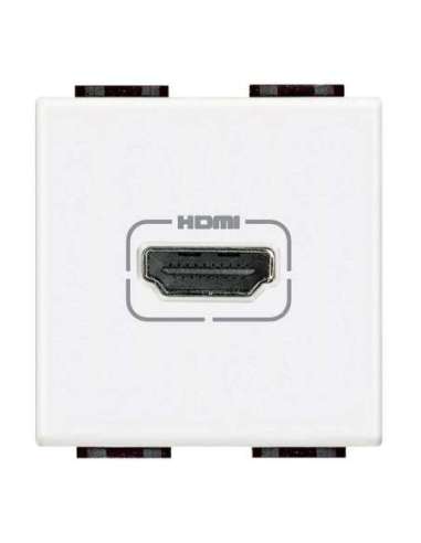 Base video HDMI - Livinglight - 2 módulos - Blanco - A000880858 BTICINO N4284