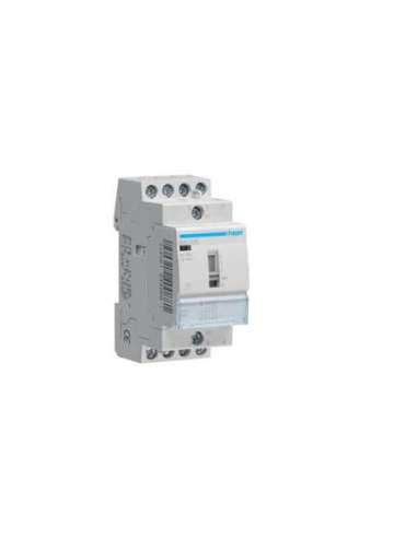 Contactor manual 25A 4NA 230V - A000901690 HAGER ERC425 (EMBALAJE DE 6 UNIDADES)